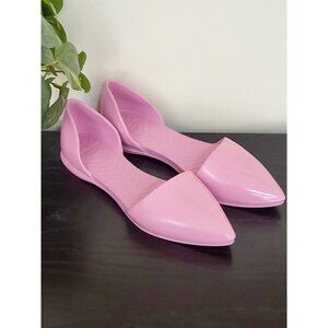 Native Audrey Waterproof Ballet Flats | Milk Pink | Size 9